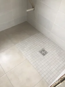shower tiling cork