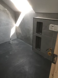 residential bathroom tiling cork