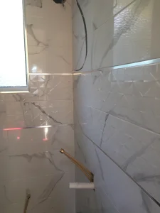 ceramic bathroom tiling cork
